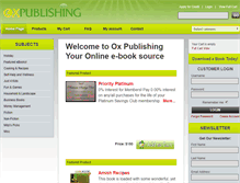 Tablet Screenshot of oxpublishing.com